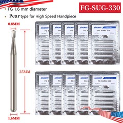 Dental Carbide Bur FG 330L Pear Long Head. Made in China 25mm Surgical