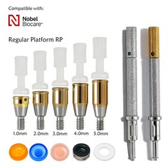 US For Nobel Active Biocare ZEST Locator Abutment Conical Connection NP/RP 1-5mm