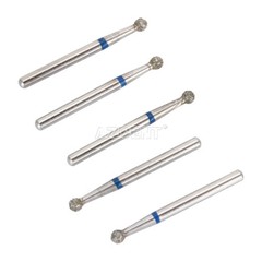 100Size AZDENT Dental Diamond Burs High Speed Handpiece Friction Grip 5Pc/Box
