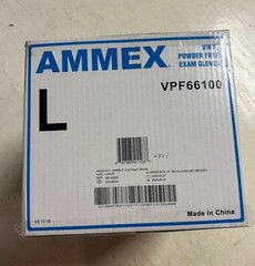 1000 (10 Boxes) AMMEX L Large Professional Vinyl Exam Gloves Latex Powder Free