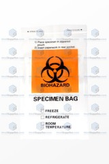 Specimen Transport Biohazard Bag, 6″ x 9″, 2 Pockets, Econo-Zip, CASE