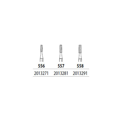 Abrasive Technology Two Striper FG #557 Operative Medium Grit Diamond Burs 5/Pk