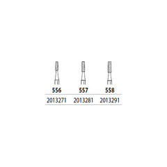 Abrasive Technology Two Striper FG #557 Operative Medium Grit Diamond Burs 5/Pk