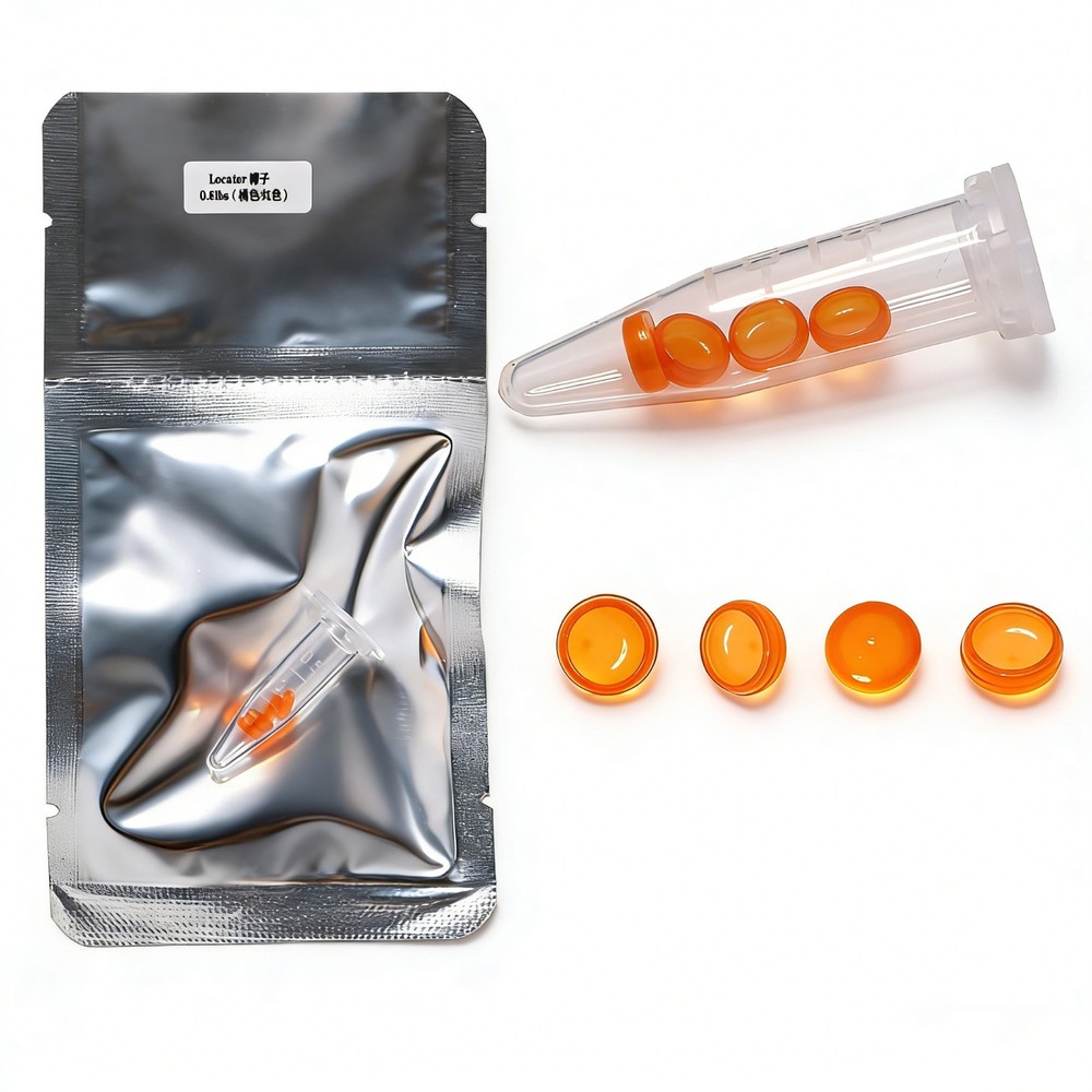 US Dental Zest Locator Replacement Male Caps Extended Range Orange 0.8lbs 4Pcs