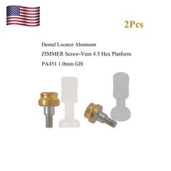 US Dental Locator Tapered Abutment GH 1mm for Zimmer TSV 4.5 Mis Adin Implants