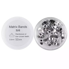 50Pcs/box Dental Sectional Matrix Bands M4 Metal Sectional Contoured Matrice