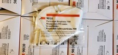 3M 9010 Box of 500 Individually Sealed Packs,Brand New N95 NIOSH approved MASKS