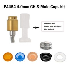 Zimmer Tapered Screw-Vent 4.5mm Internal Hex Implant 1-5mm for Locator Abutment