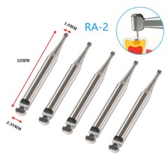 1-10Box Dental Round Carbide Bur for Slow Speed Latch Type Handpiece RA 1-8 Burs