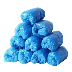 100 Pieces Disposable Plastic Shoe Cover PE Waterproof Shoe Cover for Hotel/Home