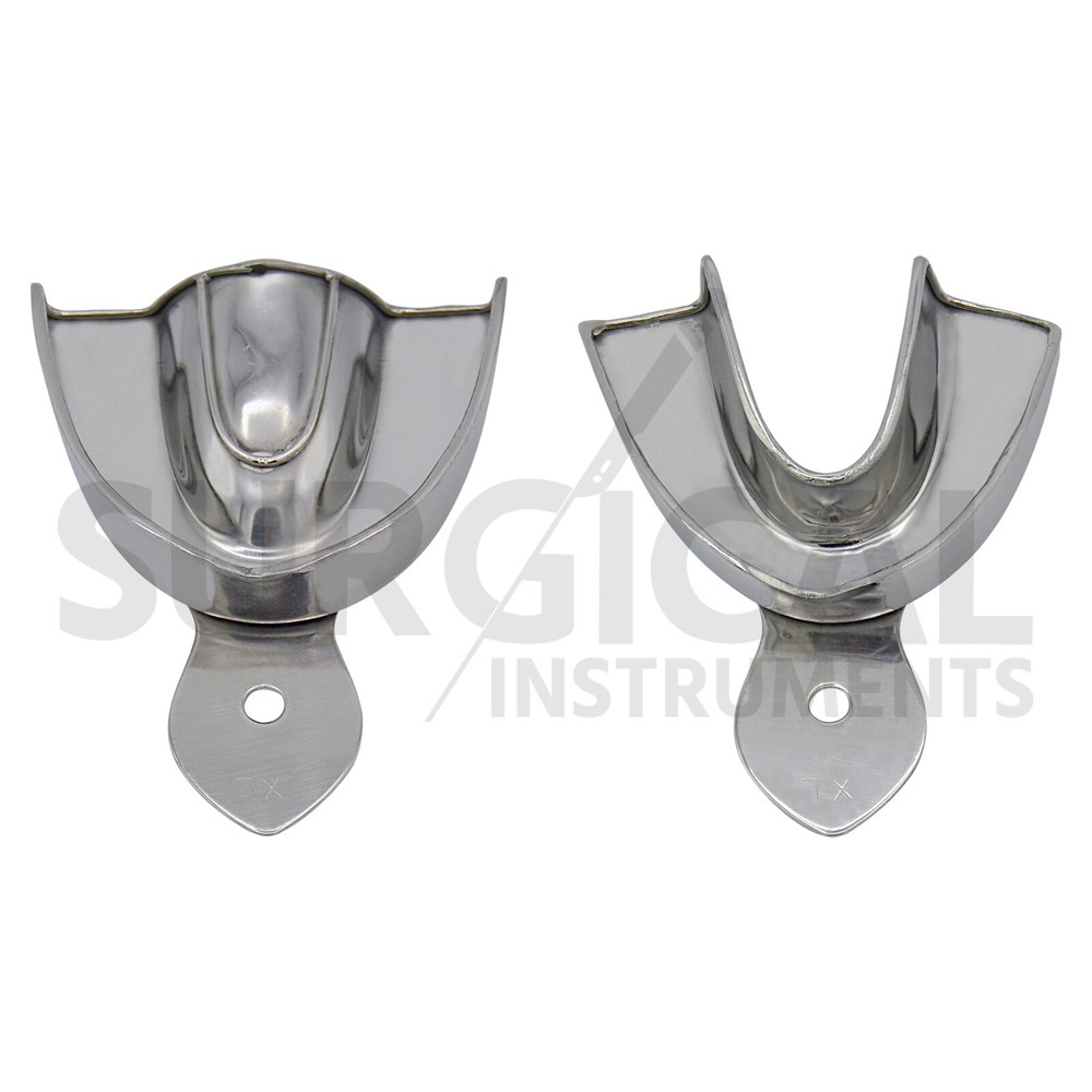 50 Dental Metal Impression Trays Solid