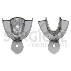 50 Dental Metal Impression Trays Solid