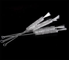 Nylon Test Tube Brush Circular Industrial Pipeline Brush Bottle Straw Brush
