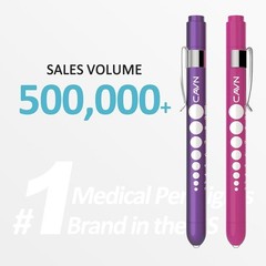 Durable & Lightweight LED Penlight with Pupil Gauge for Medical Examinations