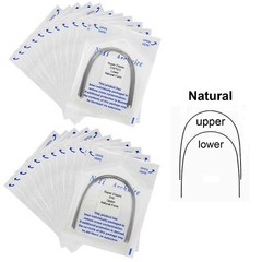 Dental Orthodontic Arch Wire Niti Super Elastic Round Rectangular Ovoid Natural