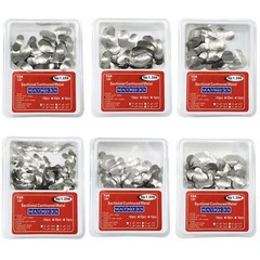 100 Pcs/Box Dental Metal Matrices Refill Matrix Band Sectional Contoured Ledge