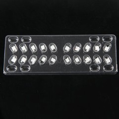 20pcs/Pack Dental Ceramic Braces Bracket 5*5 hooks 3 4 5 Orthodontic MBT.022 A!