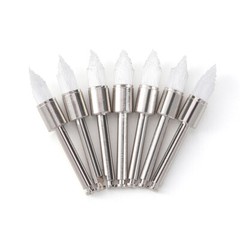 100 Pcs Dental Prophy Polishing Brush Nylon Bristle Flat/Tapered Prophylaxis RA