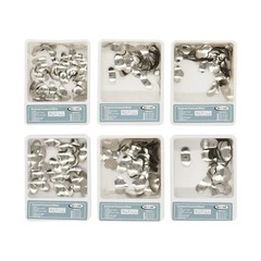 100 Pcs/Box Dental Sectional Contoured Refill Matrices Matrix Bands Blue S/M/L