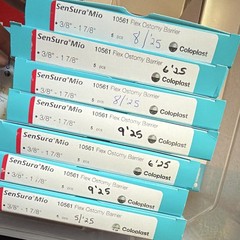 Coloplast SenSura Mio 10561 Flex Ostomy Flat Barrier CutToFit Extended Wear 5pcs