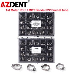 AZDENT Dental Ortho 16#-35# Bands with Buccal Tube For 1st Molar Roth/MBT 022