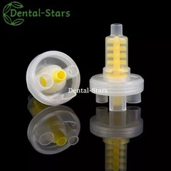 50/1000Pcs Dental Dynamic Mixing Tips for Impression Material Yellow Tips 5:1