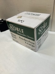 Noble Products X-Large Powder-Free Disposable Vinyl Gloves 10pks of 100