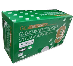 GC Gold Label 9 Extra Capsules Pack Of 30 A2 Fluoride Releasing GIC