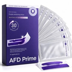 AFD Prime Purple Teeth Whitening Strips for 1 Count (Pack of 14),