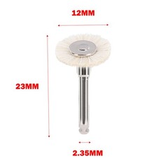 5Pc Goat Hair Dental Polishing Brush Wheel 2.35mm Contra Angle RA Latch Type HOT