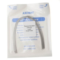 5X Dental Orthodontic Heat Thermal Activated Rectangular Niti Arch Wire