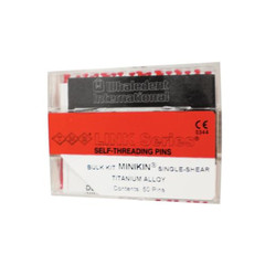 Coltene Whaledent L812 TMS Link Minikin Red Titanium Single Bulk Pins .017″ 50Bx