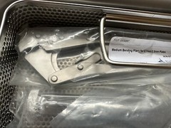 Everost Medium and Large Bending Pliers in V. Mueller CD0-4C Sterilization Case