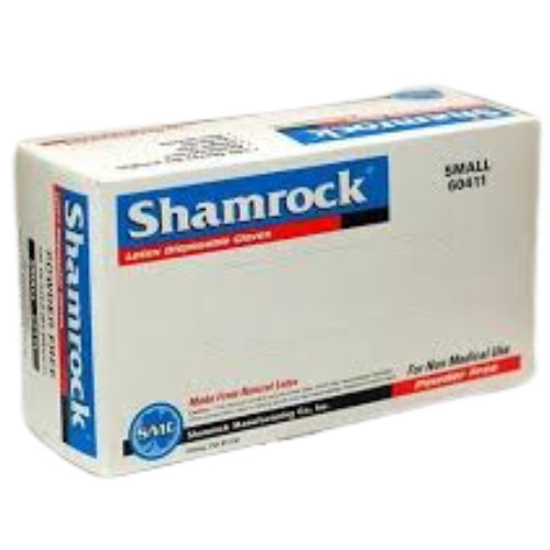 Shamrock 60411 PF Latex Gloves Small 12″ Smooth Finish – 100/Box Disposable