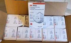 3M 9010 Box of 500 Individually Sealed Packs,Brand New N95 NIOSH approved MASKS