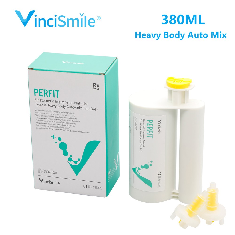 Dental Heavy Body Fast Set VPS PVS Impression Material Auto/ Dispenser Mix