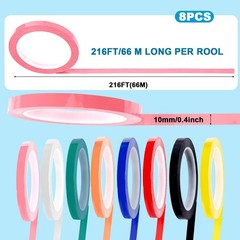 0.4 inch* 216 stopa, Red, Yellow, Orange, Sky Blue, Black, Green, Pink, White