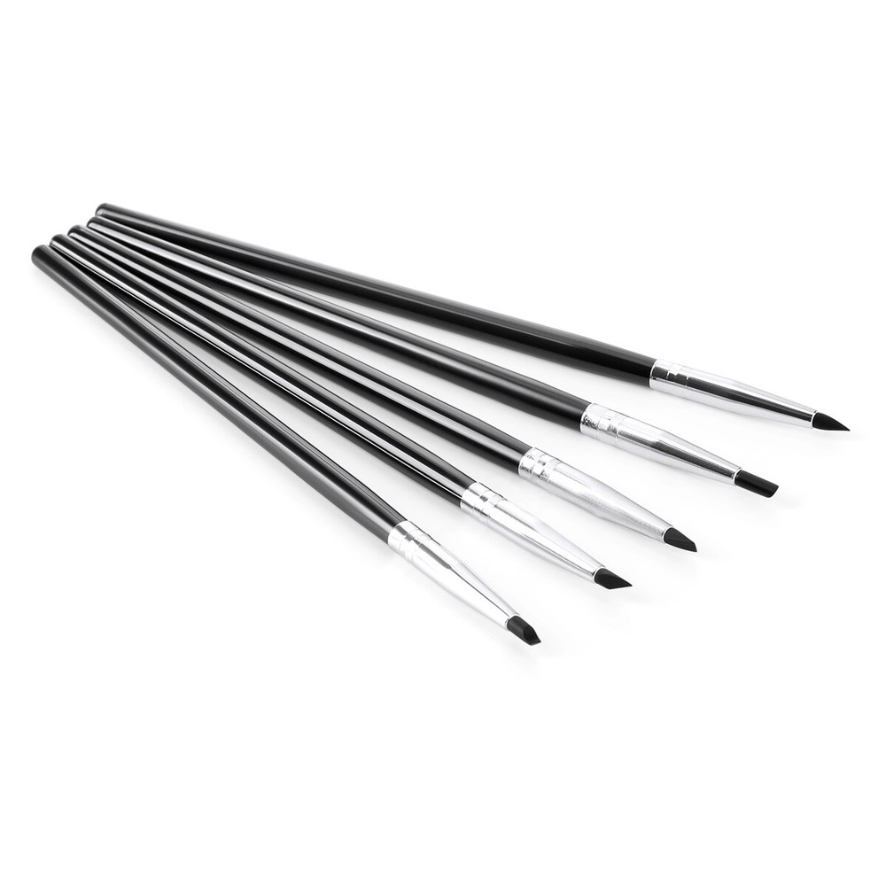 5PCS /Kit Dental Composite Resin brush Porcelain Teeth Silicone Pen Silicone