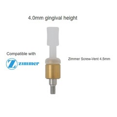 Dental Locator Abutment Male Cap Inserts for ZIMMER TSV 3.5 Adin Mis Hex Implant