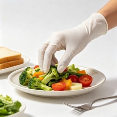 White Nitrile Exam Gloves 4mil Powder-Free Latex-Free 100/1000PCS Food Safe