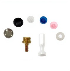 Locator abutment with Standard males caps fit to Zimmer TSV 4.5 GH1-6