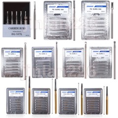 5pcs Dental Surgical Bur Long 557L 702L 701 558 556 Carbide Burr 25mm High Speed