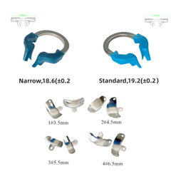 NEW Palodent Plus Style Dental Sectional Matrix Band Narrow Ring Titanium Clamp