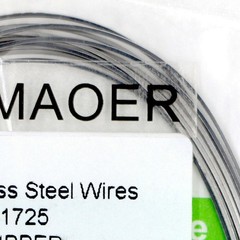 30×Dental Ortho Stainless Steel Rectangular Arch Wire Ovoid Form 17×25 Upper