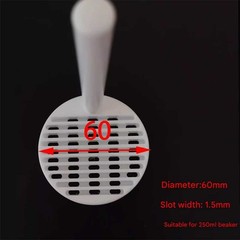 High Temperature Resistant PTFE Cleaning Rack for Lab Glass Beaker Cleaning
