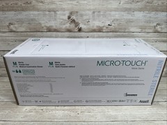 Micro-Touch Nitrile Exam Gloves Sterile 50 Pair Box Size: MEDIUM Exp: 05/2029
