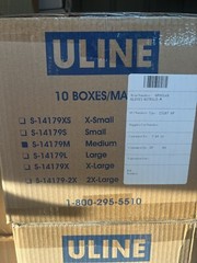 Uline 14179-M Case Of 1000 Powder Free Nitrile Gloves