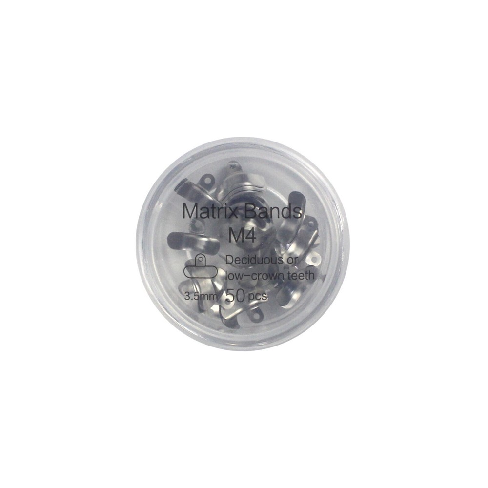 Dental Sectional Contoured Matrices Matrix Bands Metal Refills 50 Pcs 0.038mm