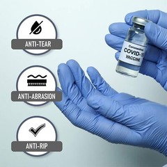 Sigma Vibrant Gloves Micro-textured Powder-Free Latex Exam 100/Box or 1000/CS