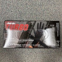 Turbo Ambi-dex Disposable Black Nitrile, Powder Free Gloves